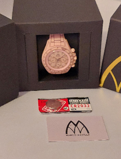 Marco Mavilla - Light Pink Silicon Watch