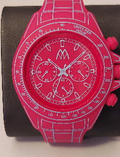Marco Mavilla - Fuchsia Hot Pink Silicon Watch