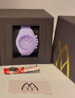Marco Mavilla - Violet Lavender Silicon Watch