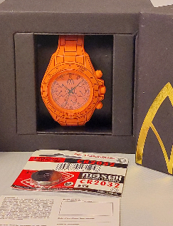 Marco Mavilla - Orange Silicon Watch