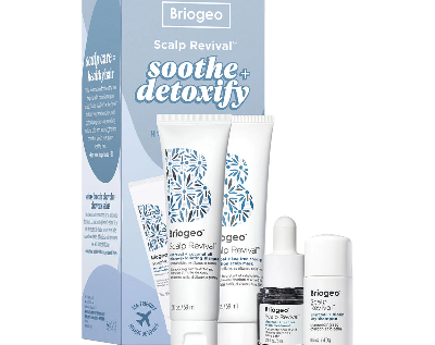 Briogeo Scalp Revival Soothe Detoxify Hair Care Minis Set of 4 Travel Sized