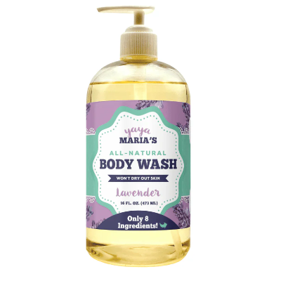 Yaya Maria's Natural Lavender Body Wash 16 FL OZ (473 ml)