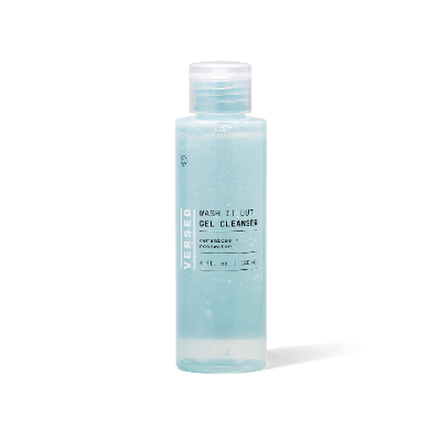 Versed Wash It Out Gel Face Cleanser - Mild, Non-Stripping Gentle Gel Facial Wash with Nourishing Rosewater and Moisturizing Ceramides - Vegan (4 fl oz)