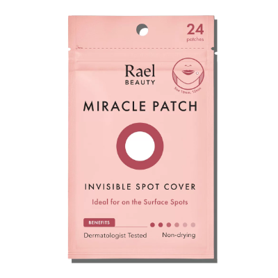Rael Beauty Miracle Pimple Patch Invisible Spot Cover for Acne - 24ct (Pack of 2)