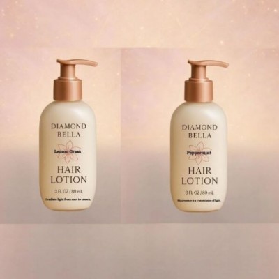Moisturizing Hair Lotion Bundle - Lemon Grass and Peppermint (Set of 2)