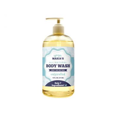 Yaya Maria's Natural Unscented Body Wash 16 FL OZ (473 ml)