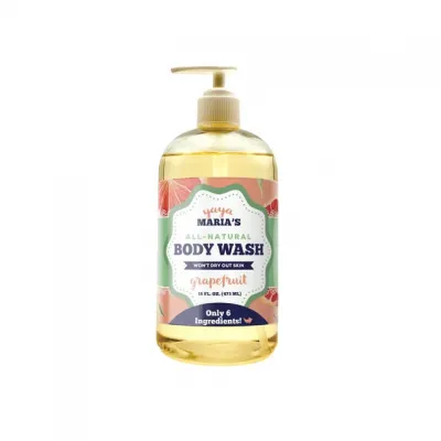 Yaya Maria's Natural Grapefruit Body Wash 16 FL OZ (473 ml)