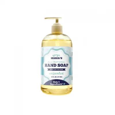 Yaya Maria's Natural Unscented Hand Soap 