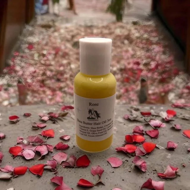 Rose Shea Butter Hair Oil 