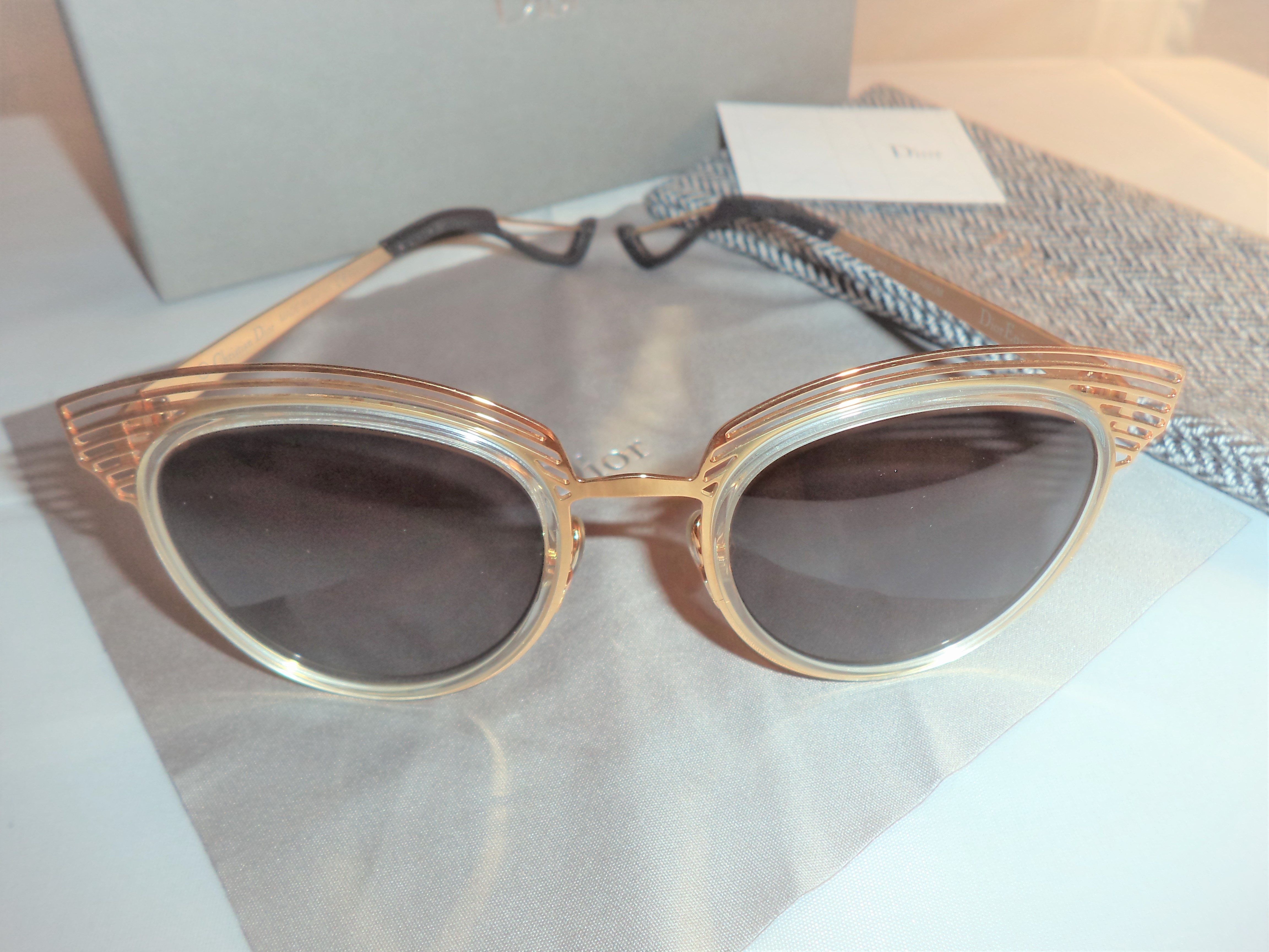Christian Dior Enigme Sunglasses - Gold