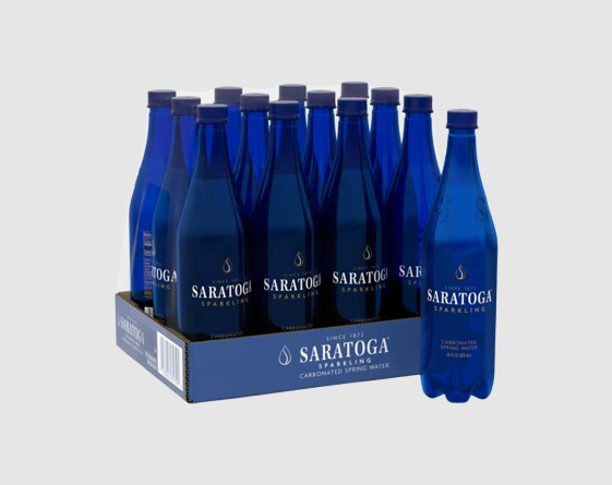 Saratoga® Sparkling Spring Water 28 Fl Oz Plastic Bottle (12 Pack)