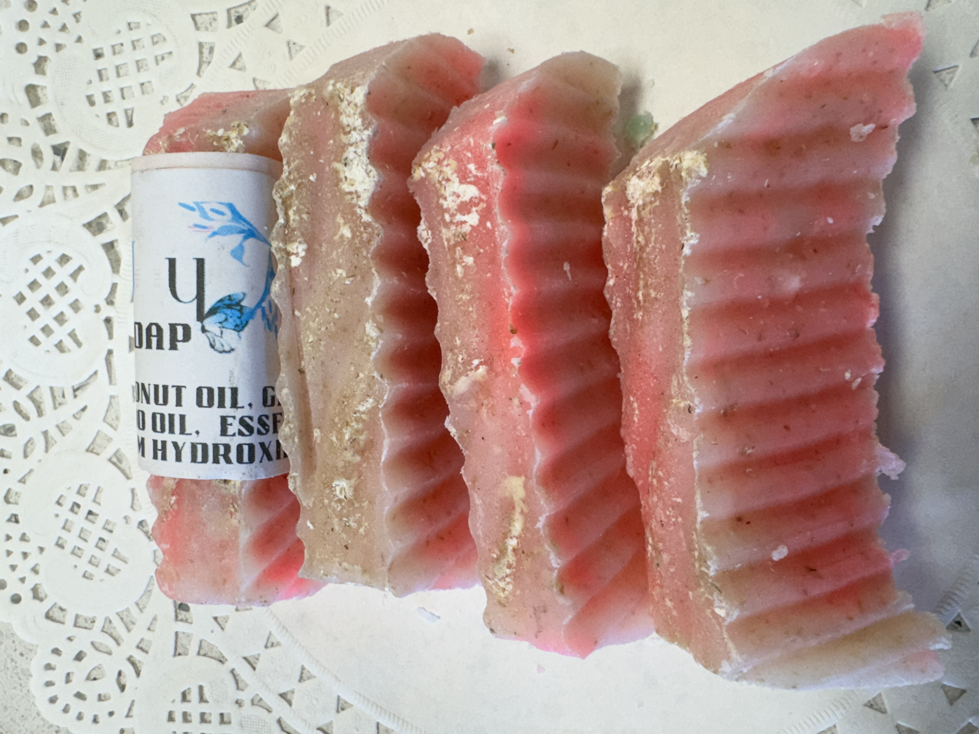 Lovely Lavender Oatmeal  Three (3) 3.2 oz bars 