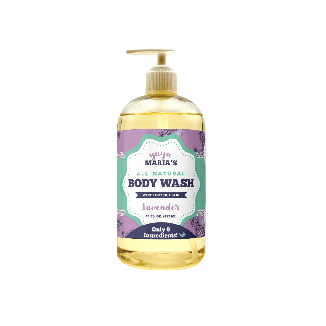 Yaya Maria's Natural Lavender Body Wash 16 FL OZ (473 ml)