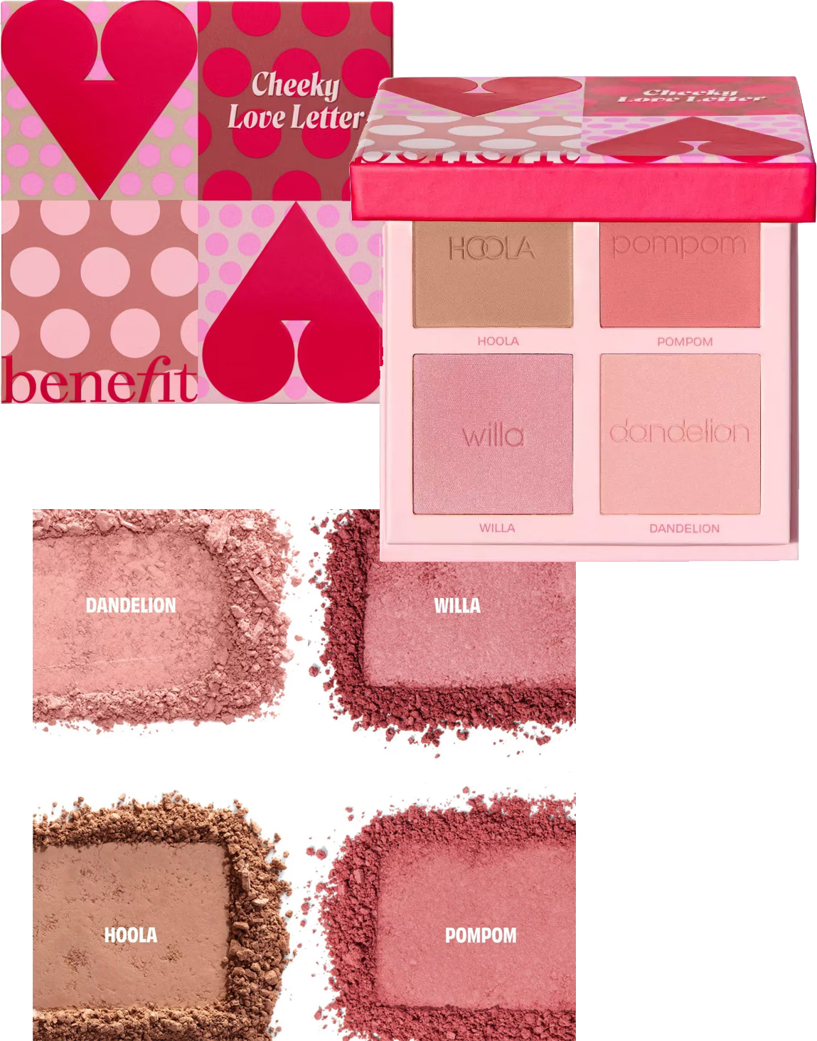 Benefit Cosmetics Cheeky Love Letter Limited Edition Face Palette - 0.2 fl oz 