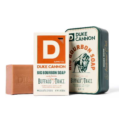 Duke Cannon Supply Co. Buffalo Trace Bourbon Big Brick Men's Soap in Collectible Tin - 10oz