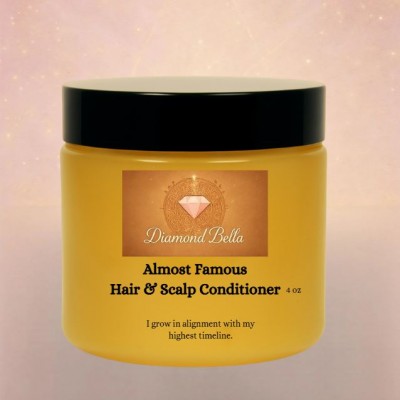 Almost Famous Hair & Scalp Conditioner 4 oz, made in USA for all hair types (set of 2)