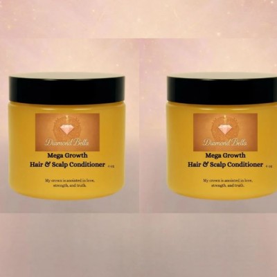 Mega Growth Leave in Conditioner 4 oz (Set of 2)