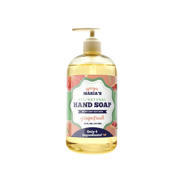 Yaya Maria's Natural Grapefruit Hand Soap 