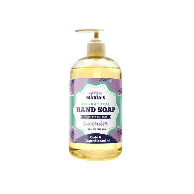 Yaya Maria's Natural Lavender Hand Soap 