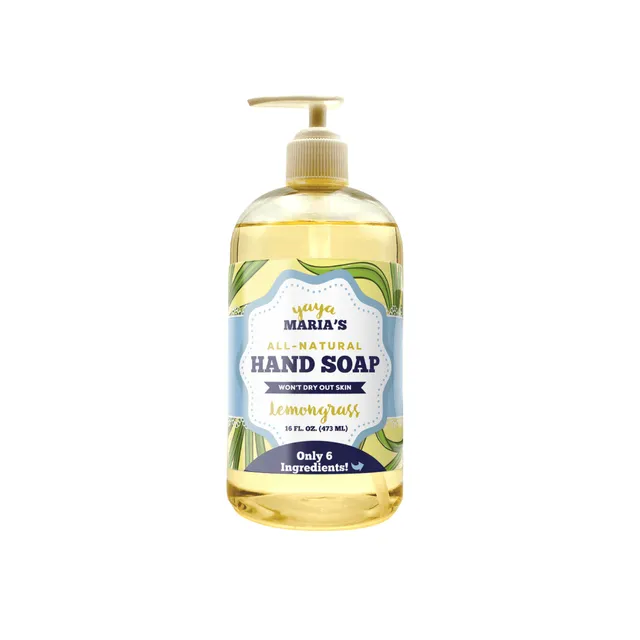 Yaya Maria's Natural Lemongrass Hand Soap 