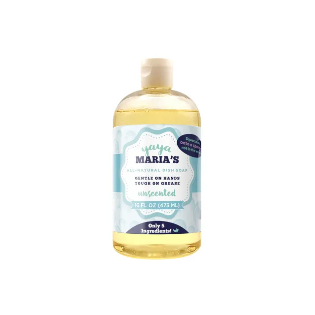 Yaya Maria's Natural Unscented Dish Soap