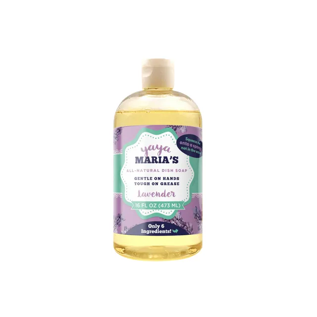 Yaya Maria's Natural Lavender Dish Soap
