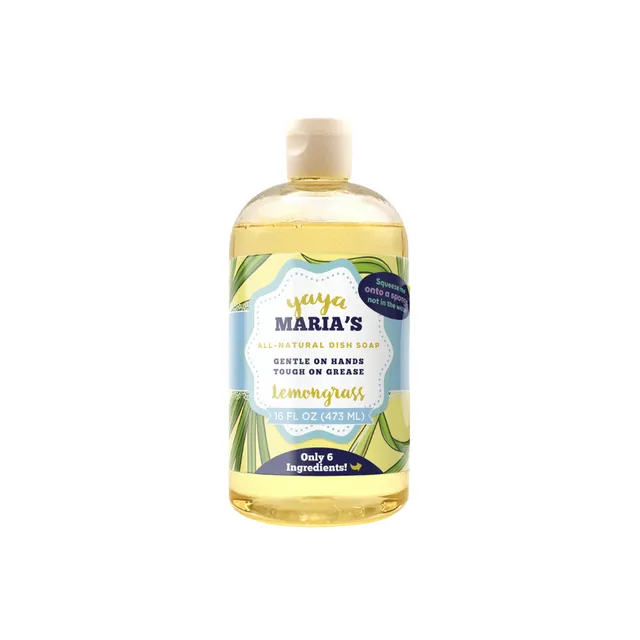 Yaya Maria's Natural Lemongrass Dish Soap