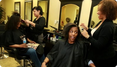 I sat in a real natural hairstylist chair...here's what I learned