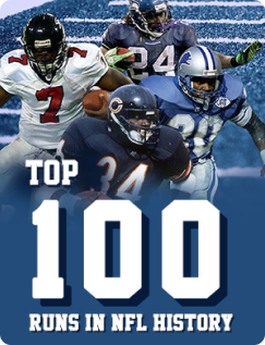 Top 100 Runs in NFL History!